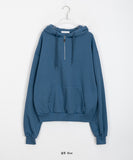 Nimb half-zip brushed hoodie