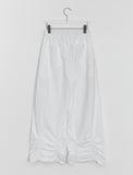 Kyoses Shirring Nylon Banding Wide Pants