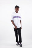 Heavy Overfit Wide 3 Color Line Logo