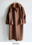Metir High-Neck Dumble Mustang Double Long Coat