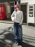 SIDE SHIRRING WIDE DENIM