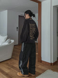 Reversal printed knitwear