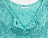 Meku Knit Short Sleeve Cardigan