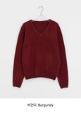 Keuyu wool V-neck knit