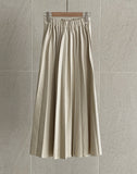 Geullise Pleated Banding Skirt