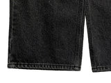 Kawa washed denim wide pants