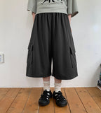 [BAONHAUS] Malpopu Banding Bermuda Cargo Pants