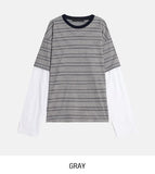 Kinder Multi-Striped Layered Long Sleeve
