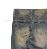 Desert washed wide denim