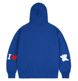 [UNISEX]Elbow I LOVE Bear Hoodie