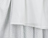 Badin Check Banding Midi Skirt