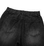 Baski Teen Washed Semi-Banding Denim Pants