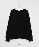 [unisex] Tucony Two-Way Pocket Over Knit Zip-Up