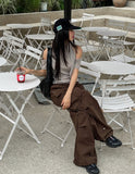 Jeanne Scarf Off Shoulder Tee