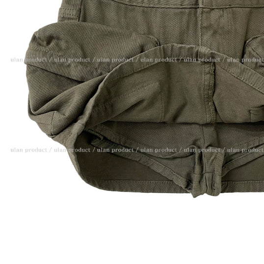 【U LAN】utility three-dimensional pocket mini skirt 0001_fed3a60f-ff7c-4279-ad8e-