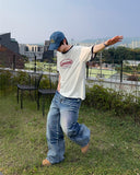 Washed Domingo denim pants