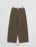 Hugin Cut Cotton Balloon Wide Pants