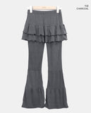 Buell Tiered Bootcut Skirt Pants