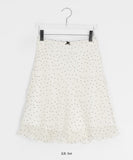 Heliti Wavy Lace Midi Skirt