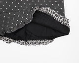 Tvin Dot Wool Frill Midi Skirt