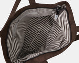 Mokit Suede Belt Shoulder Bag
