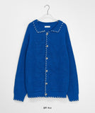 [unisex] Nadeki Stitch Over Knit Cardigan