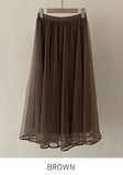 Pierre Double Tulle Banding Skirt