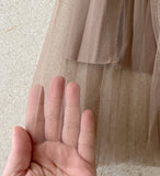 Theat Banding Pleated Sha Skirt