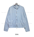 Beuel Pigment Snap Semi Crop Zip Up