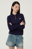 Medal Point Collar Knits
