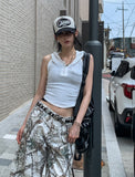 Peer Halter Sleeveless Hoodie