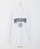 [unisex] Missy Printing Over Long Sleeve Tee