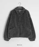 Cuden String Fleece Zip-Up Jacket