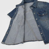 Summer Cool Short Sleeve Denim Slim Jacket