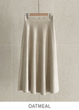 Roku Flared Knit Long Skirt