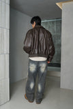 A-2 Washing Leather Jacket