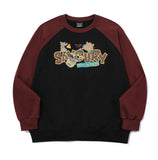 SNACK CAT Raglan Sweatshirt