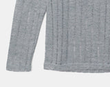 Tida Overfit Punching See-through Long-Sleeve Knit