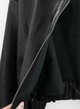 Leaguer Hooded Leather Jumper