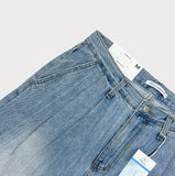 Cool Wash Pintuck Linen Denim Pants