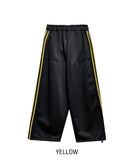 Solid track line two way training pants