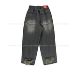 River Dirty Damage Balloon Denim Pants