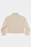 Boyle minimal leather jacket