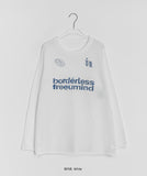 Dipeun Summer Printing Punching Long Sleeve Knit