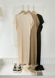 Ella Summer Pleated Maxi One Piece (Scarf Set)