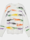 S/S crayon bookle knit