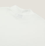 Muscle fit half high neck short sleeve tee