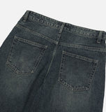 Desub washed wide denim pants