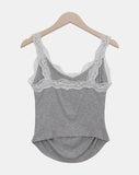 Laykin Shirred Lace Sleeveless