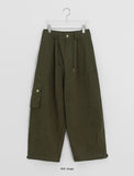 [unisex] Hyant Button Cut Cargo Wide Pants